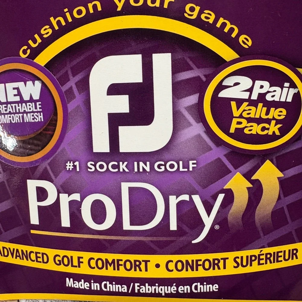 4 pair FootJoy ProDry Golf Socks Womens 6-9 Grey Low Cut‎ 2 (2 Pair Pack) 16915